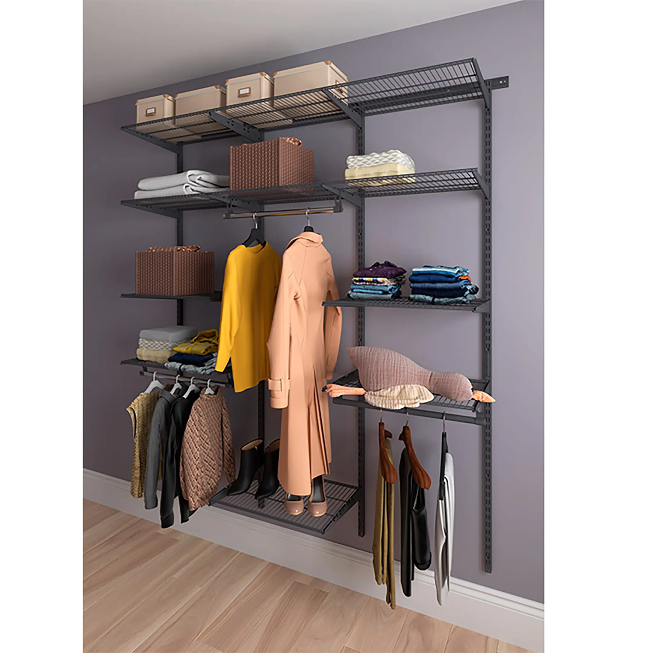 Гардеробная система ПРАКТИК Home Max G180 графит