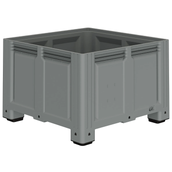 Пластиковый контейнер IBOX 1130x1130x760 (сплошной, на ножках) арт. 11.604BF.92.РЕ.С10, без крышки