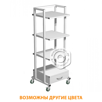 Стеллаж-стойка для приборов СПя-5 (белый)