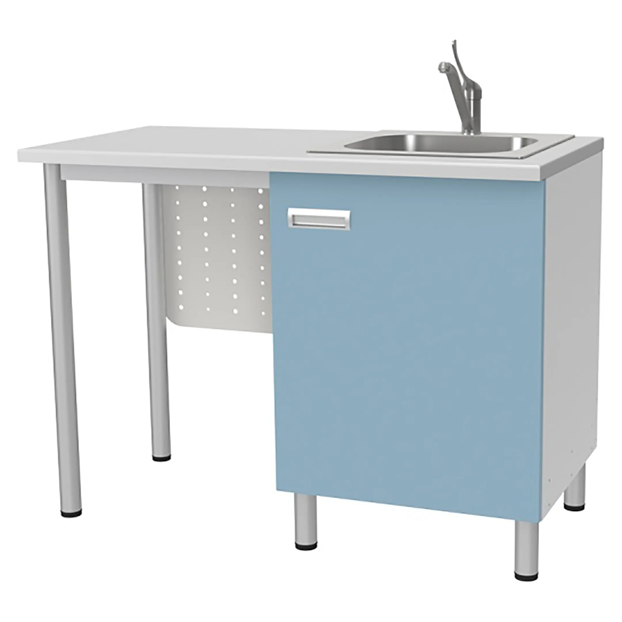 Стол с мойкой ForLab СЛ-04-212 (СЛ-04-МСК) Химпластик