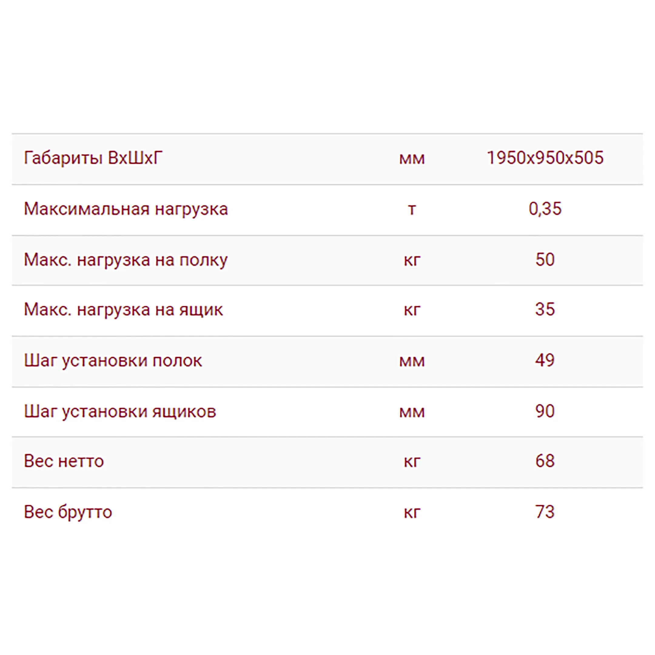 Шкаф универсальный, большой (1950х950х500мм) №11