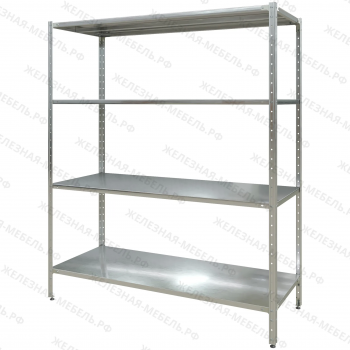 Стеллаж полочный СПЛн &laquo;Norma Inox&raquo; 1800х1500х600 (полка сплошная 4 шт.)