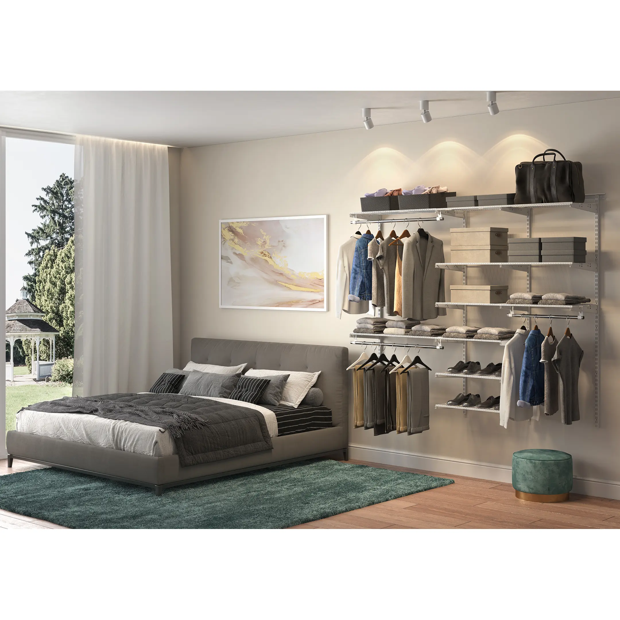 Гардеробная система ПРАКТИК Home Max G210 белая