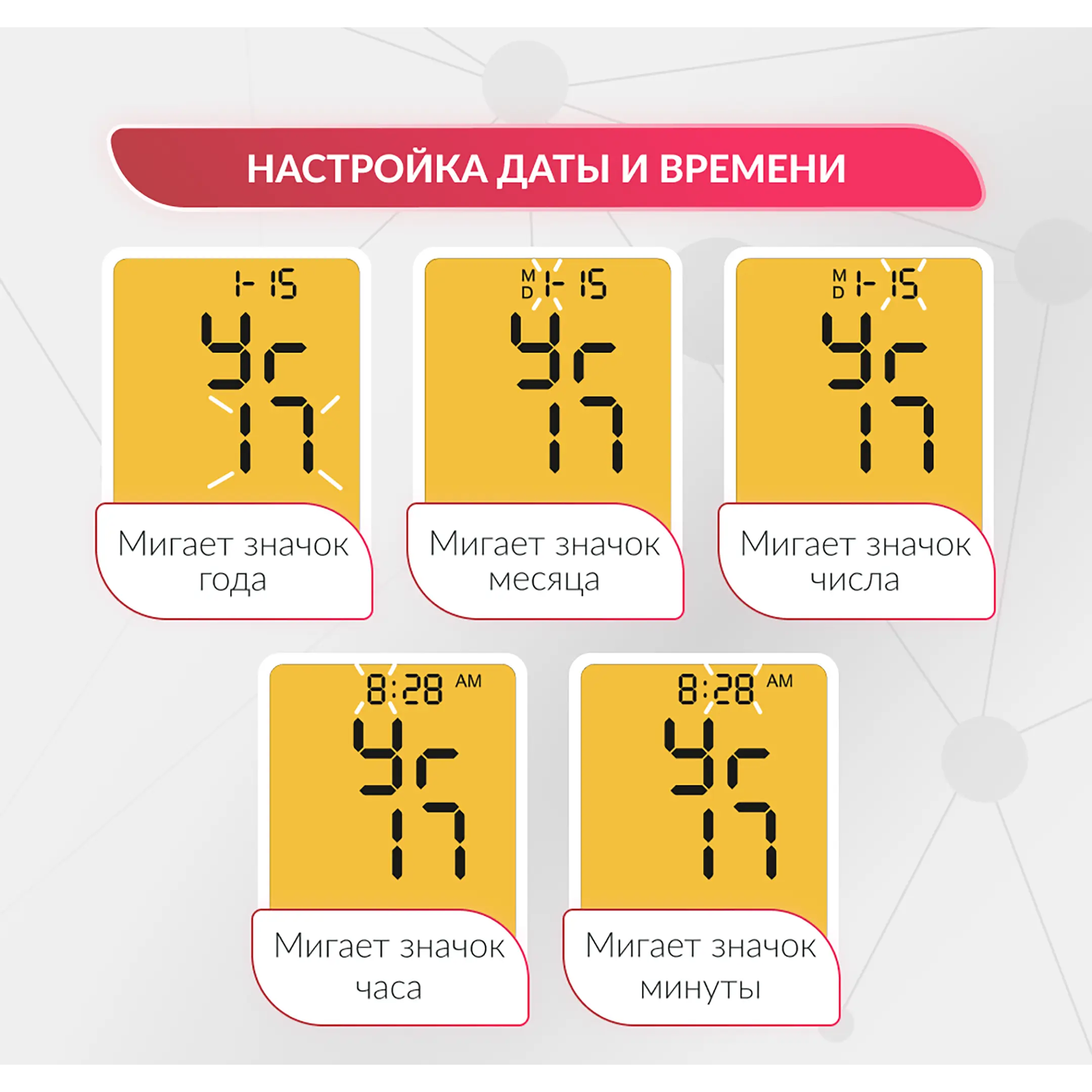 Тонометр YE660F (манжета классическая 22-45 см)