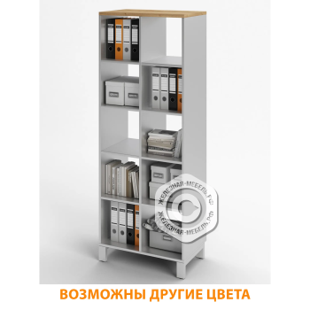 Шкаф картотечный СК-23 (ЛДСП дуб вотан, серый, каркас серый)