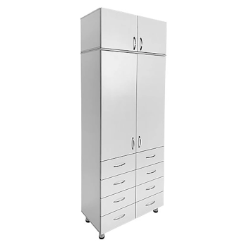 Шкаф медицинский СТР МД 103.20 + антресоль СТР МД 112.02 (белый)
