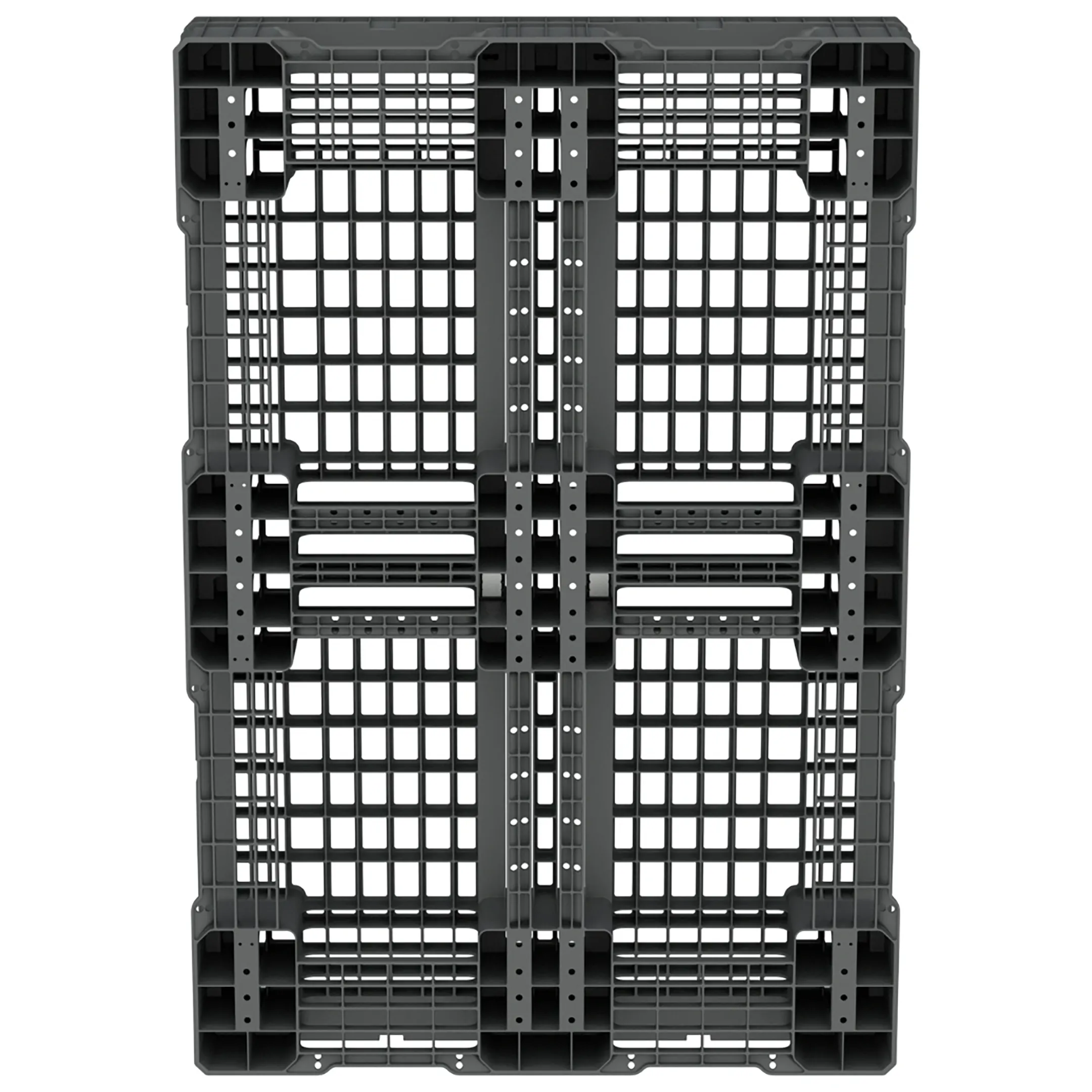 Усиленный перфор. поддон на 3 полозьях усиленный 2 трубами 1200x800x150 арт. 02.117.91.PEF.S.T206