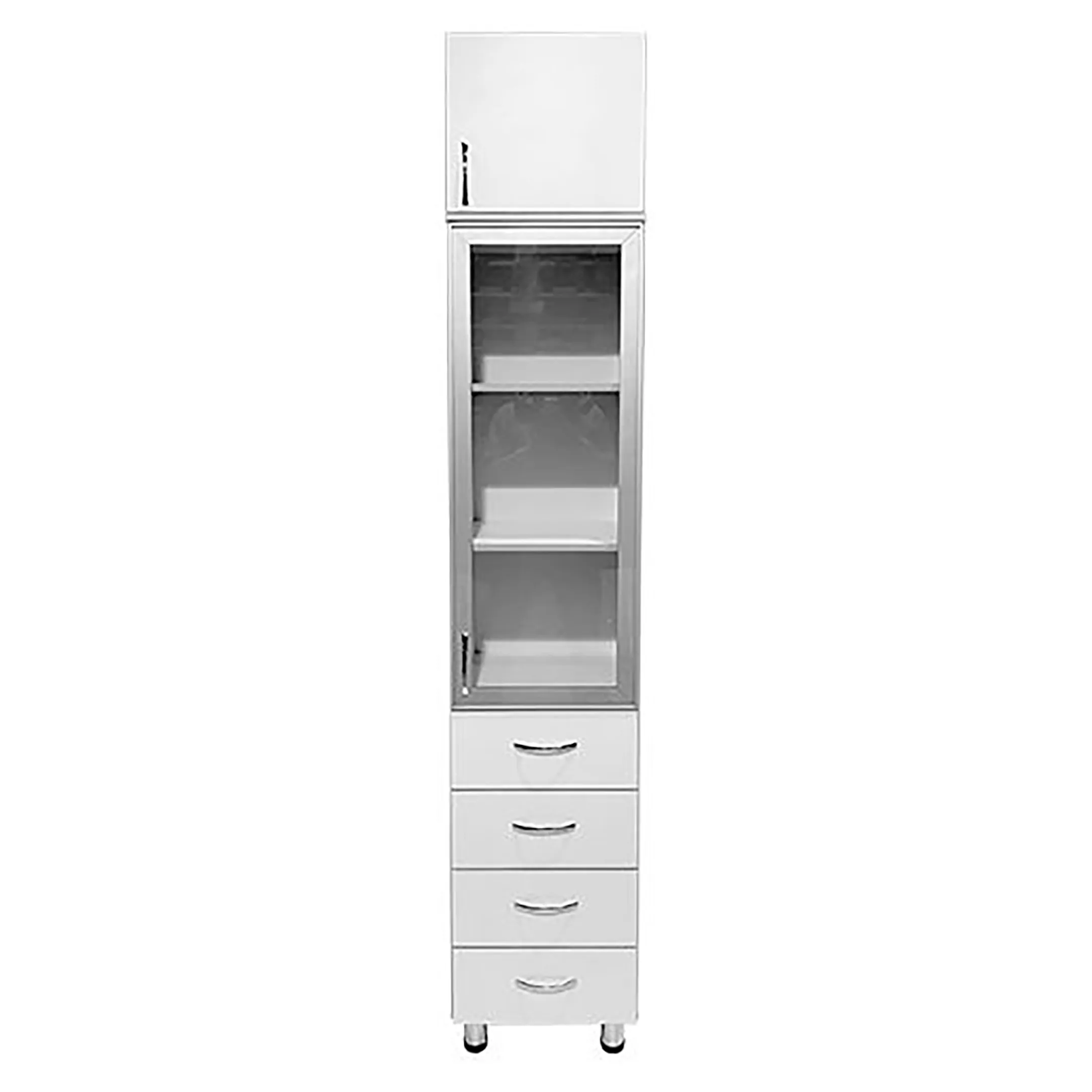 Шкаф медицинский СТР МД 103.27 + антресоль СТР МД 112.01 (белый)