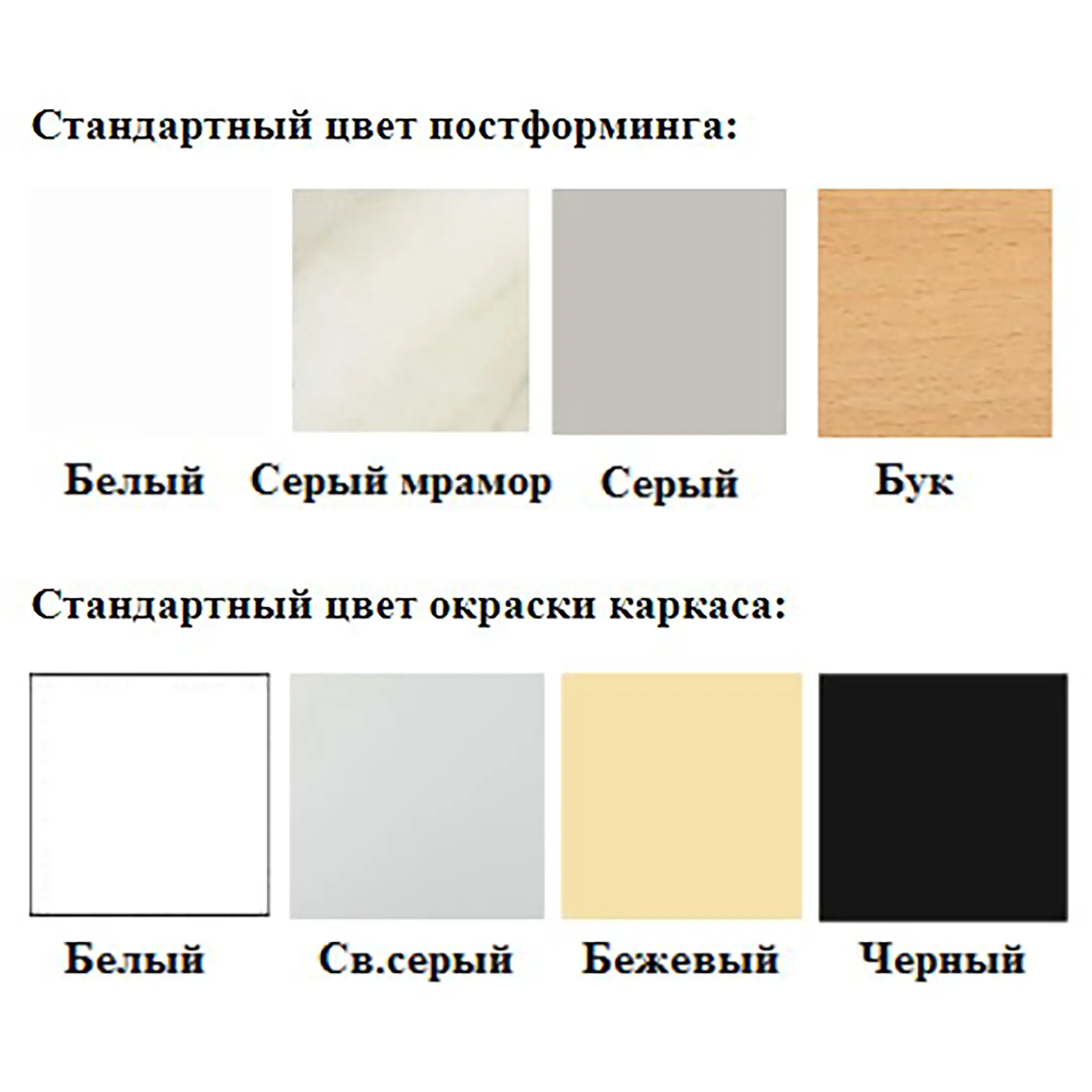 Стол лабораторный СЛн (столешница постформинг серый, каркас белый)