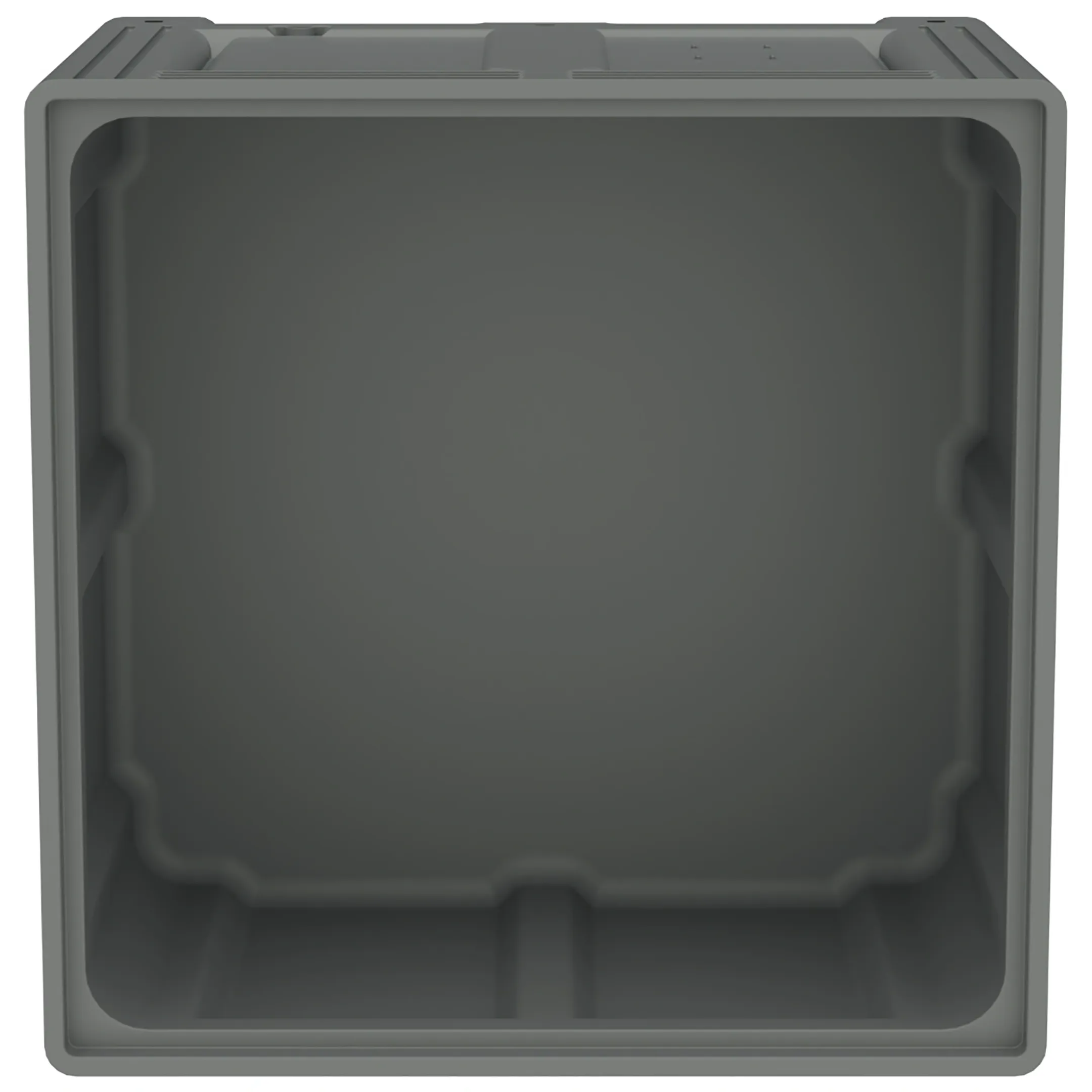 Пластиковый контейнер IBOX 1130x1130x760 (сплошной, на ножках) арт. 11.604BF.92.РЕ.С10, без крышки