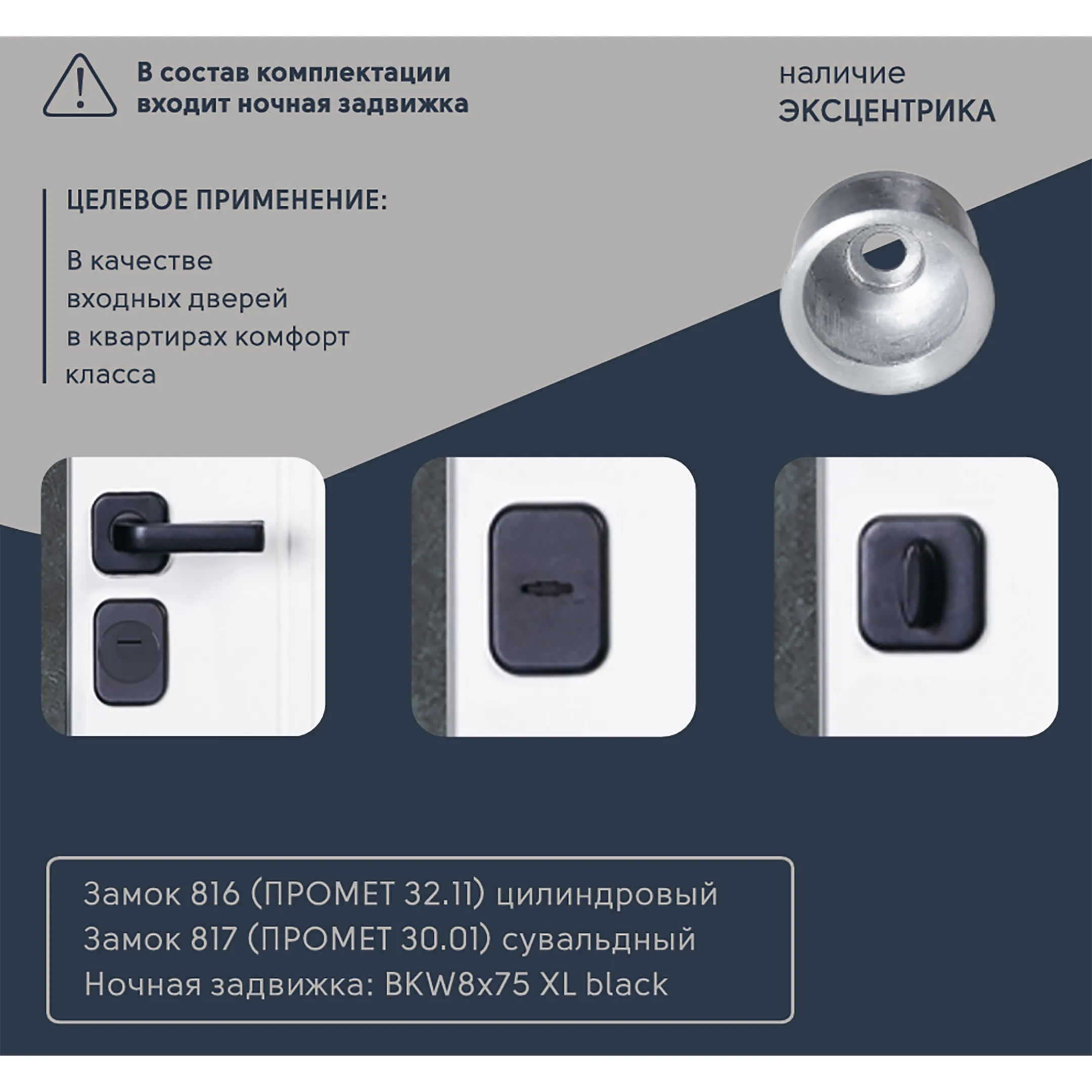 Дверь РОНА-2050/860 Бет графит/Бетон снежный/чёрный муар