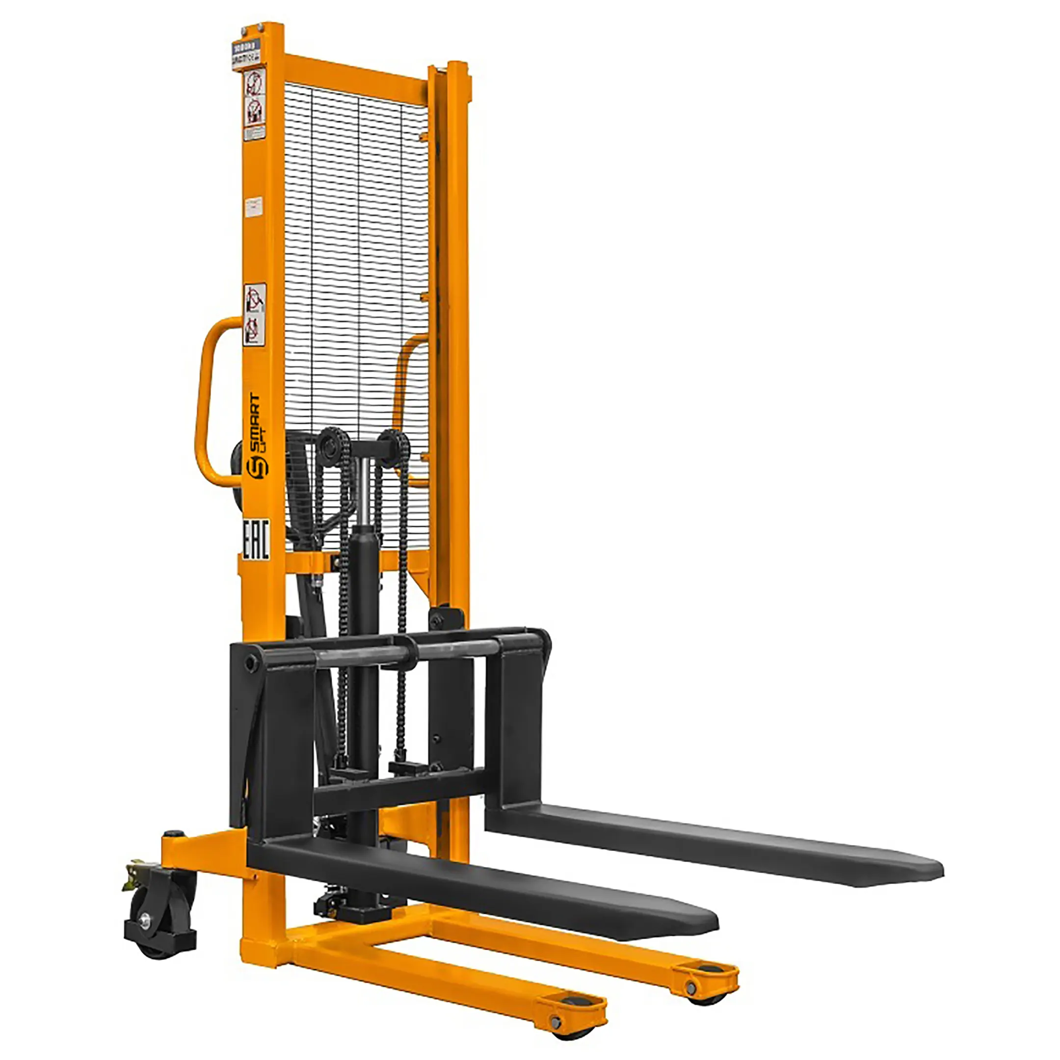 Ручной гидравлический штабелер SMARTLIFT SDA 2016 (2000 кг; 1,6 м; вилы 300-850 мм)