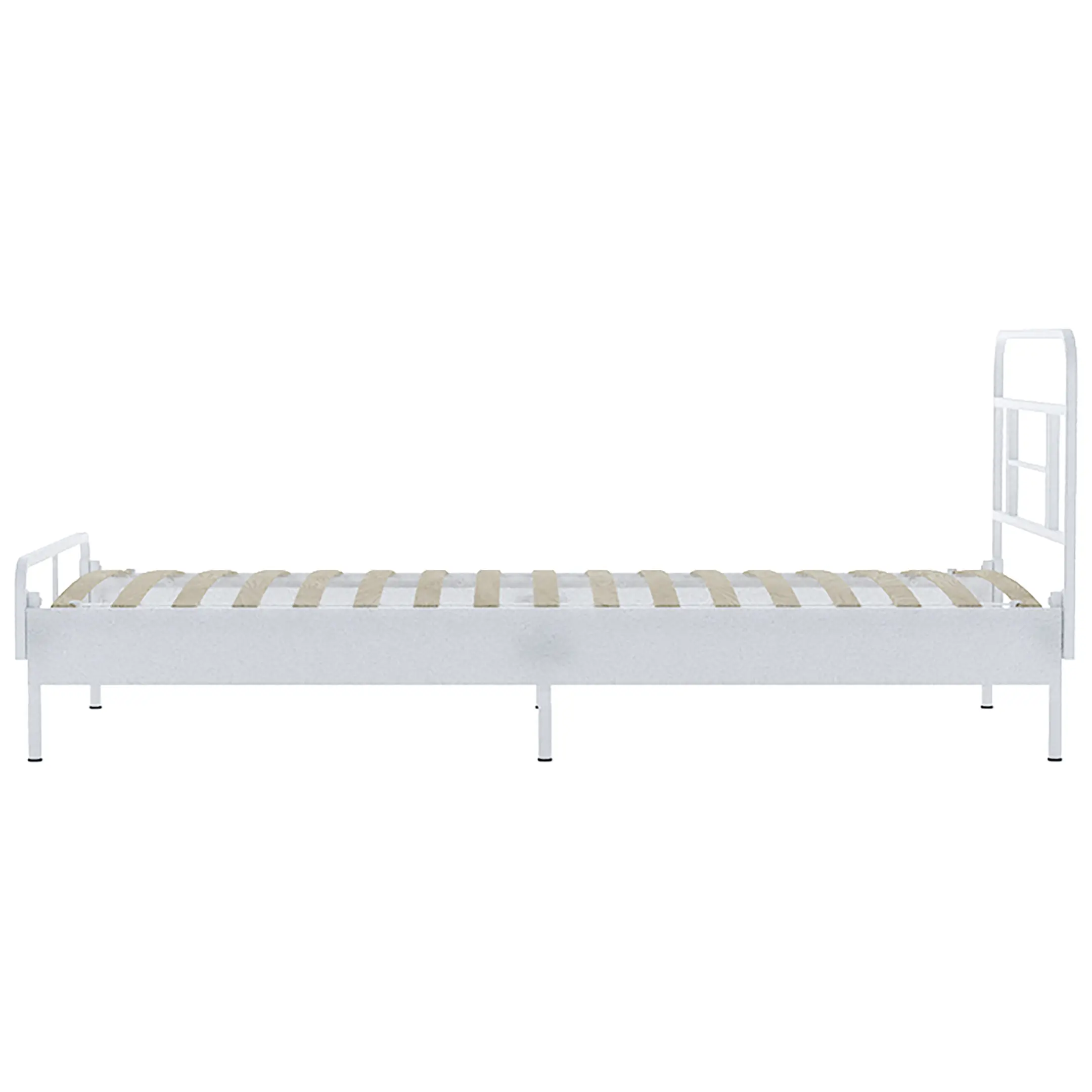 Каркас кровати MEZA PLUS (840х900х2000) каркас белый, боковины ЛДСП белый