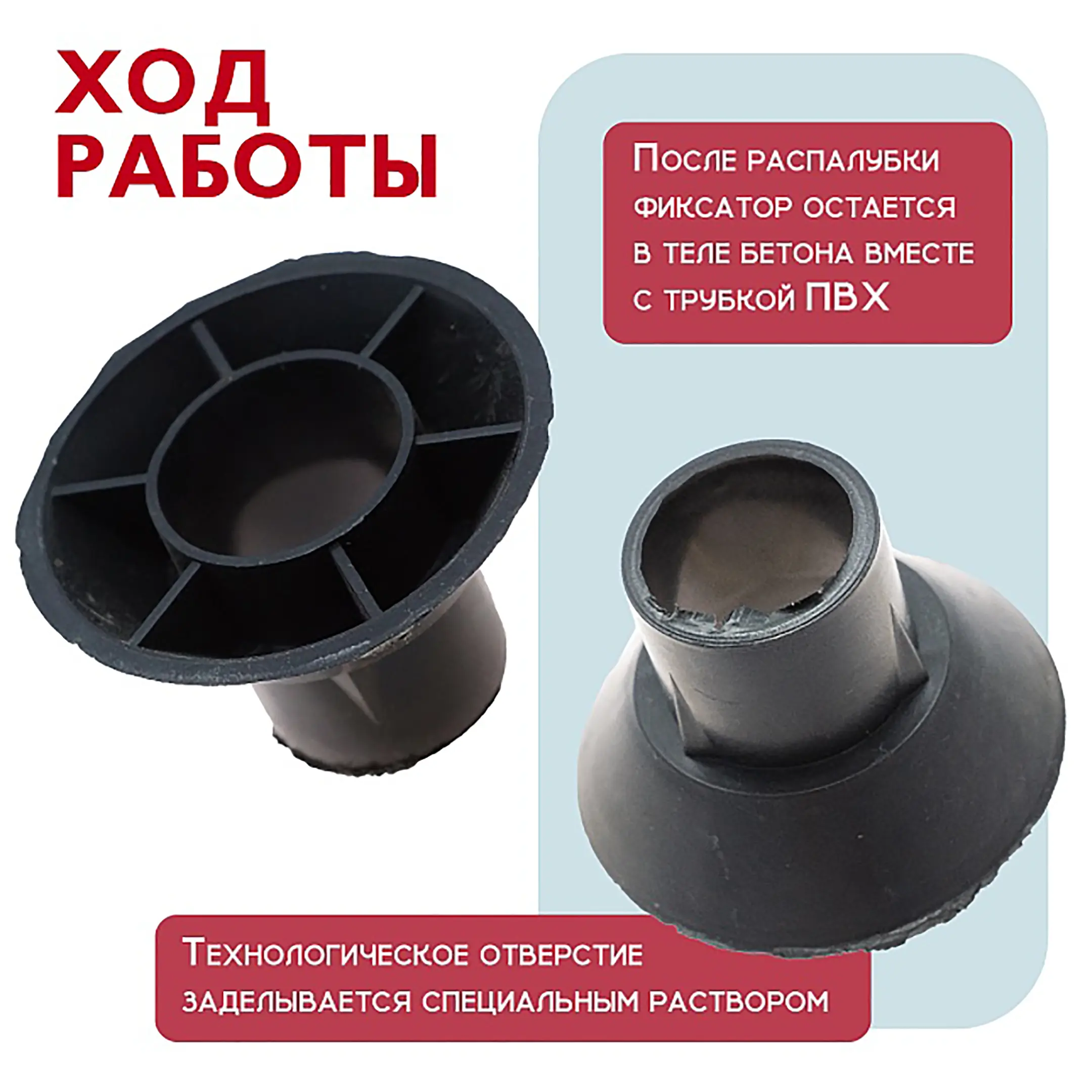 Фиксатор арматуры конус, упаковка 1000 шт