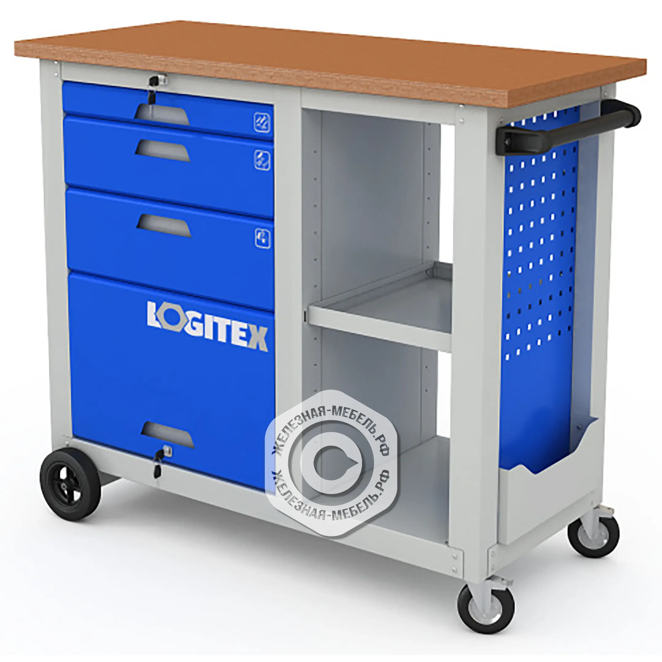 Верстак мобильный LOGITEX 04 XS-2