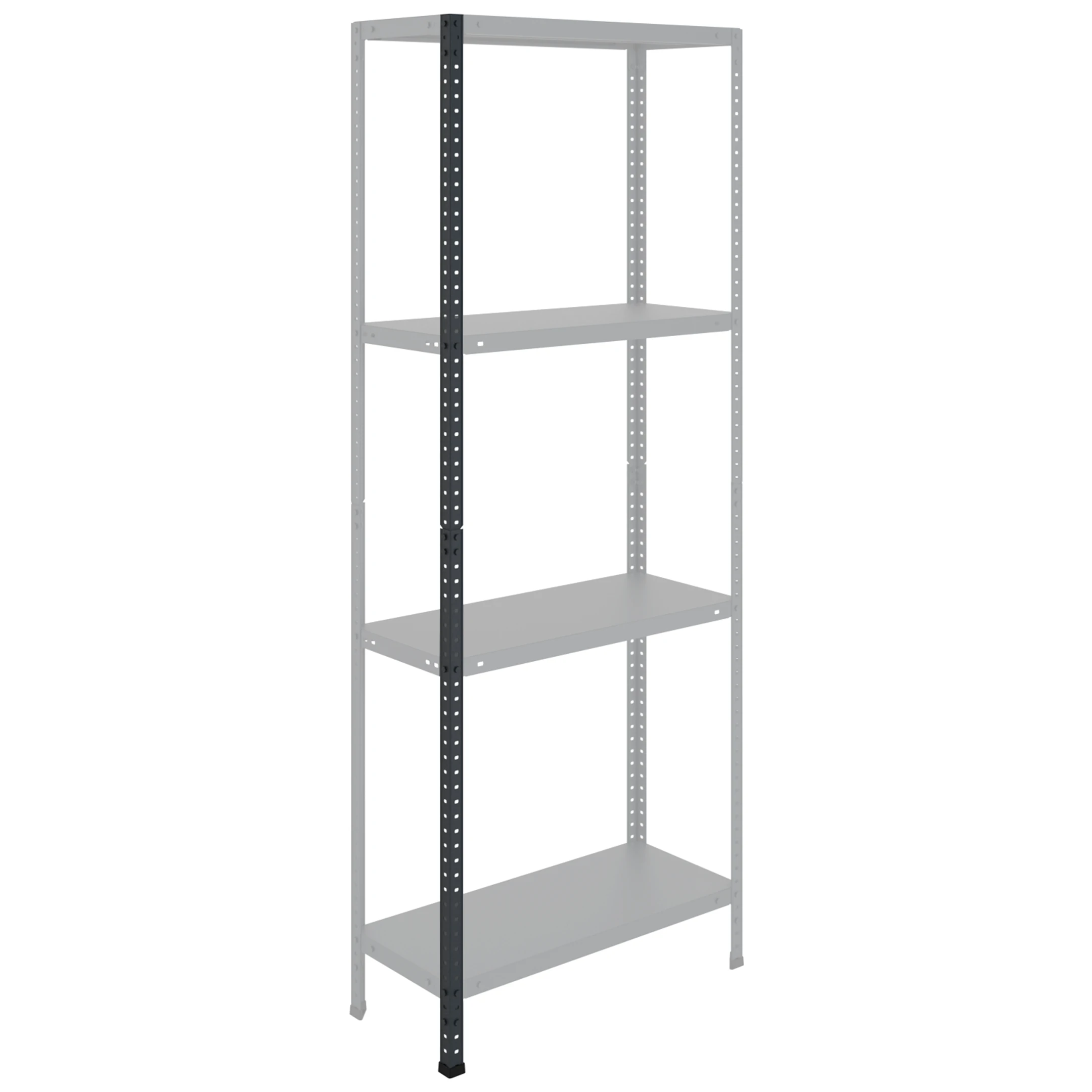 Стойка MS Standart 185 KD с обнижением (1800 мм) Black