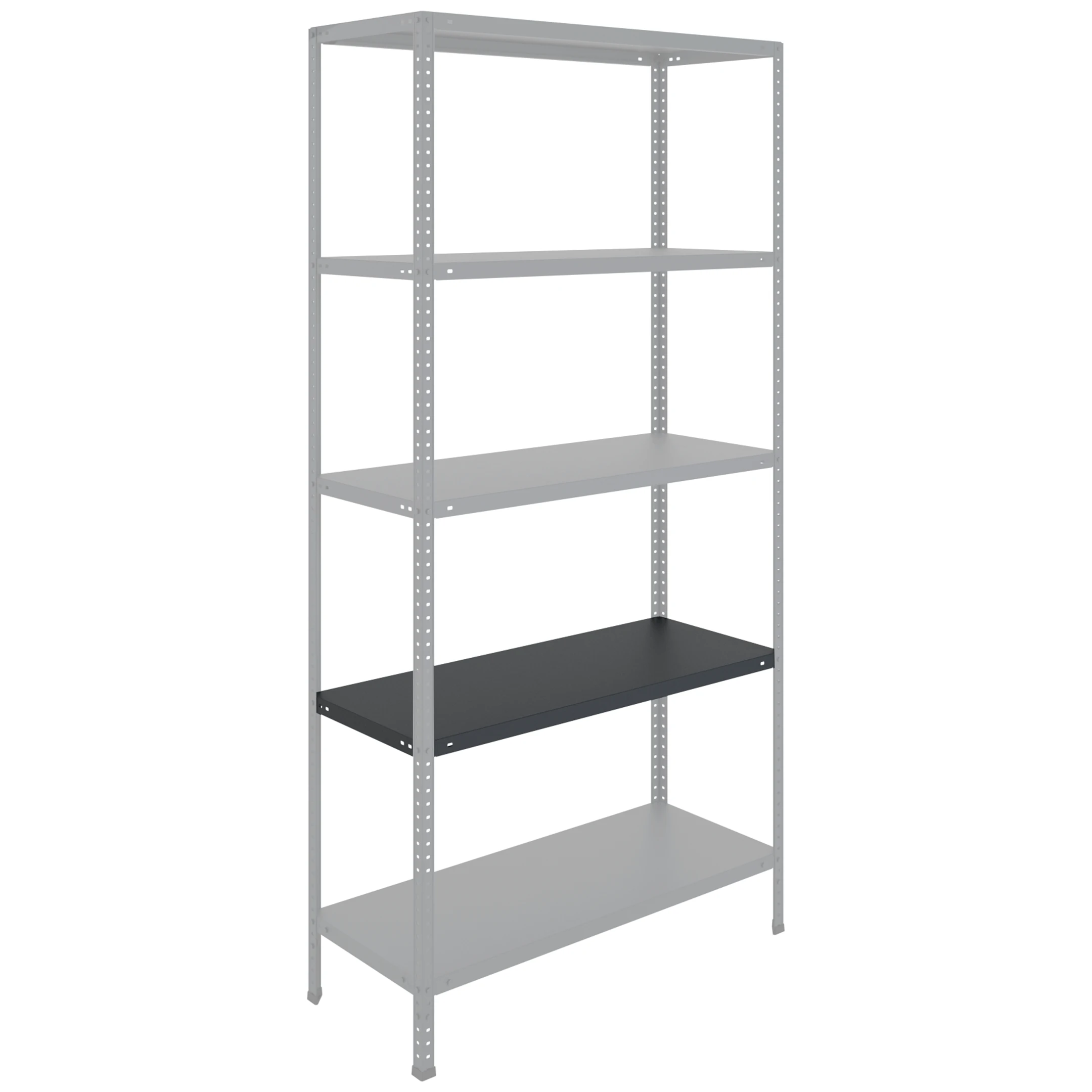 Полка MS Standart 100х30 Black
