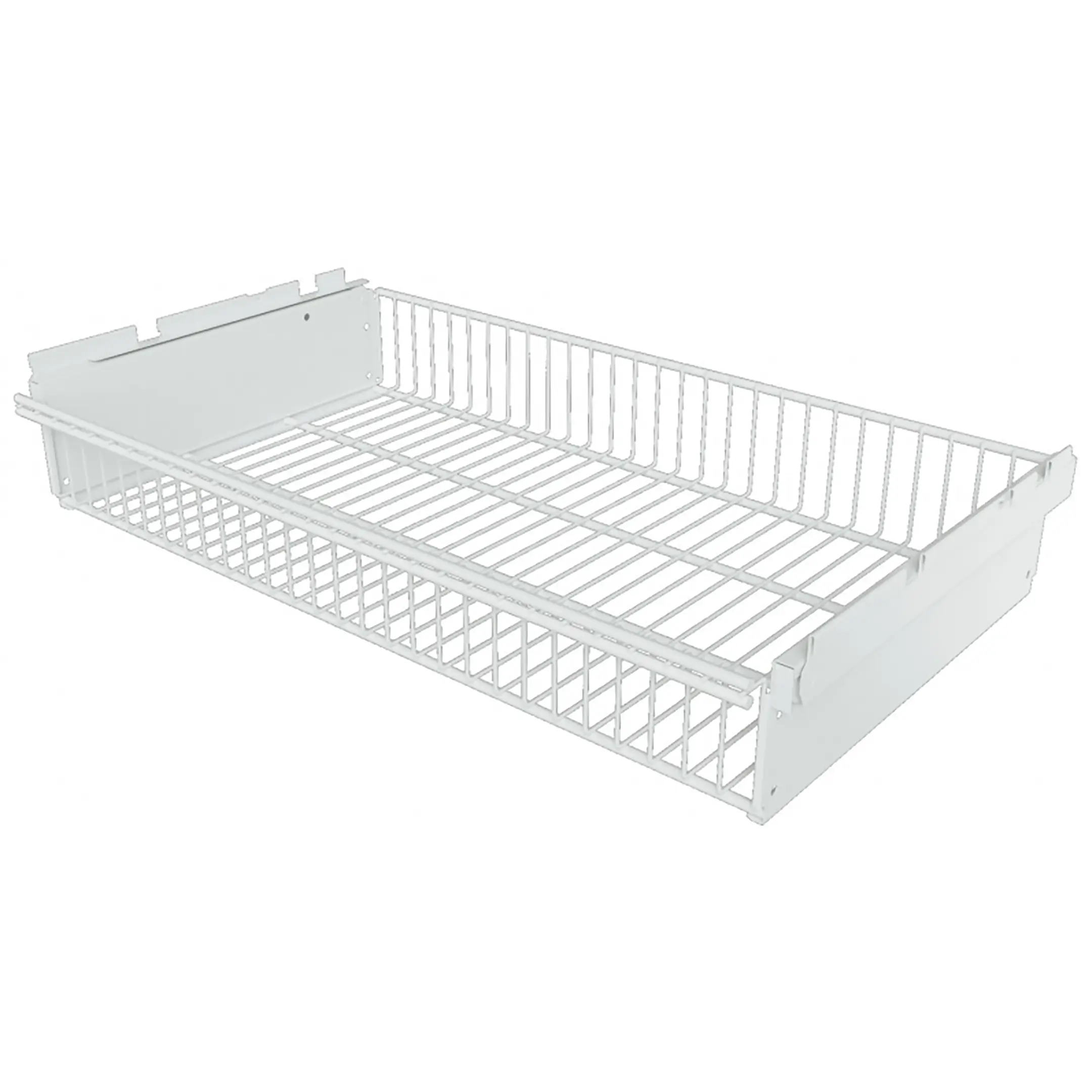 Выдвижная корзина Титан-GS (563х440х85) (цвет белый)