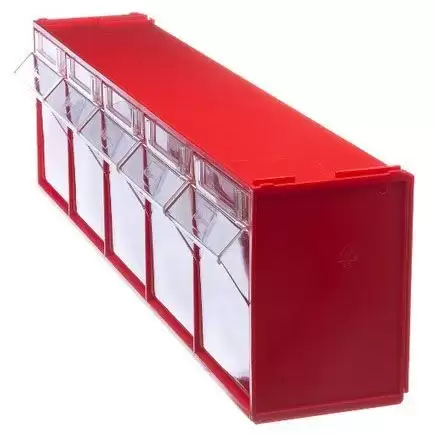 Короб откидной F-600-5, 600х140х168 мм, 5 ячеек
