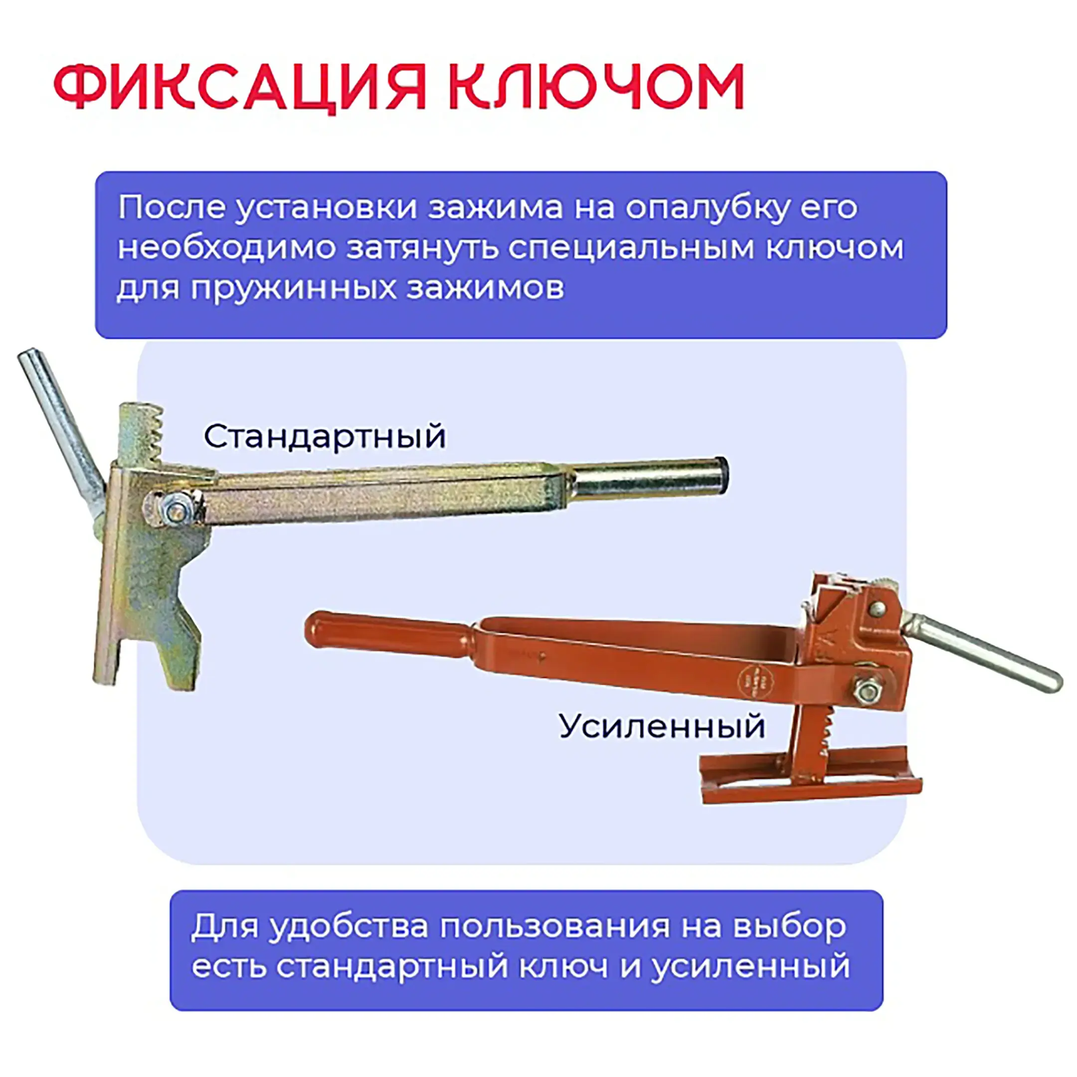 Пружинный зажим для опалубки HIT