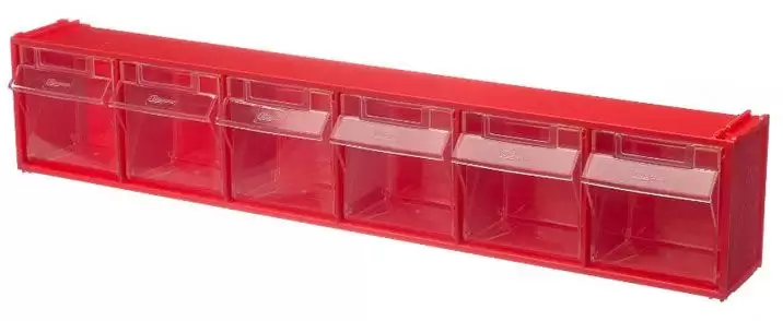 Короб откидной F-600-6, 600х96х112 мм, 6 ячеек