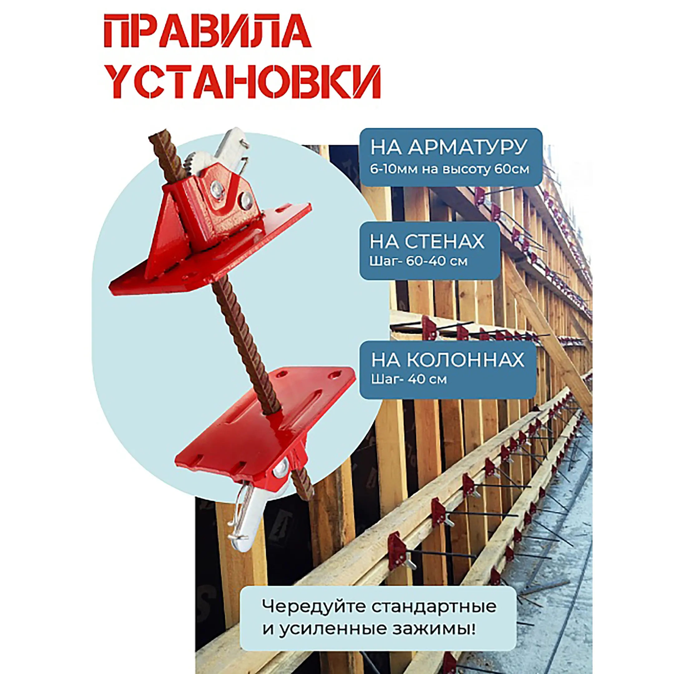 Пружинный зажим PROM усиленный