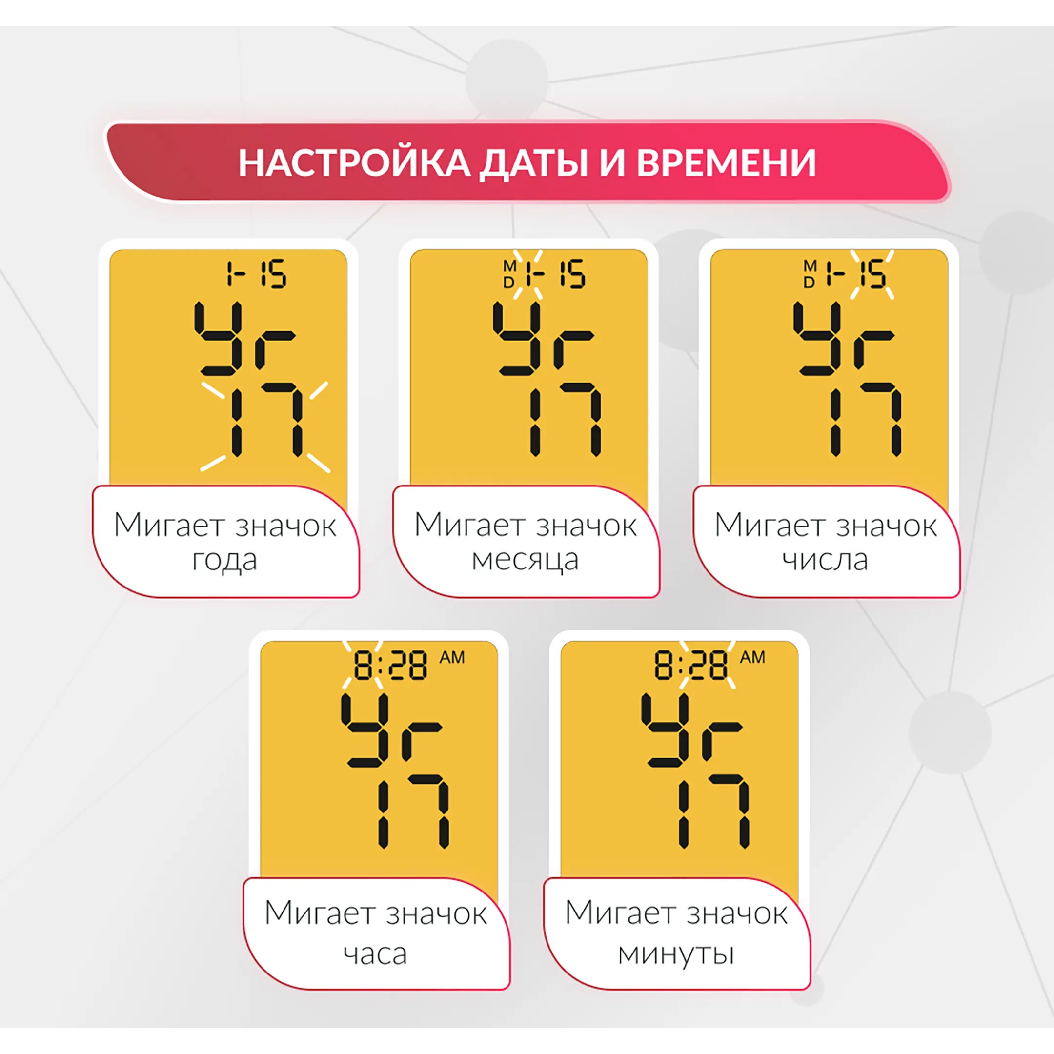 Тонометр YE660F (манжета 360 18-36 см)