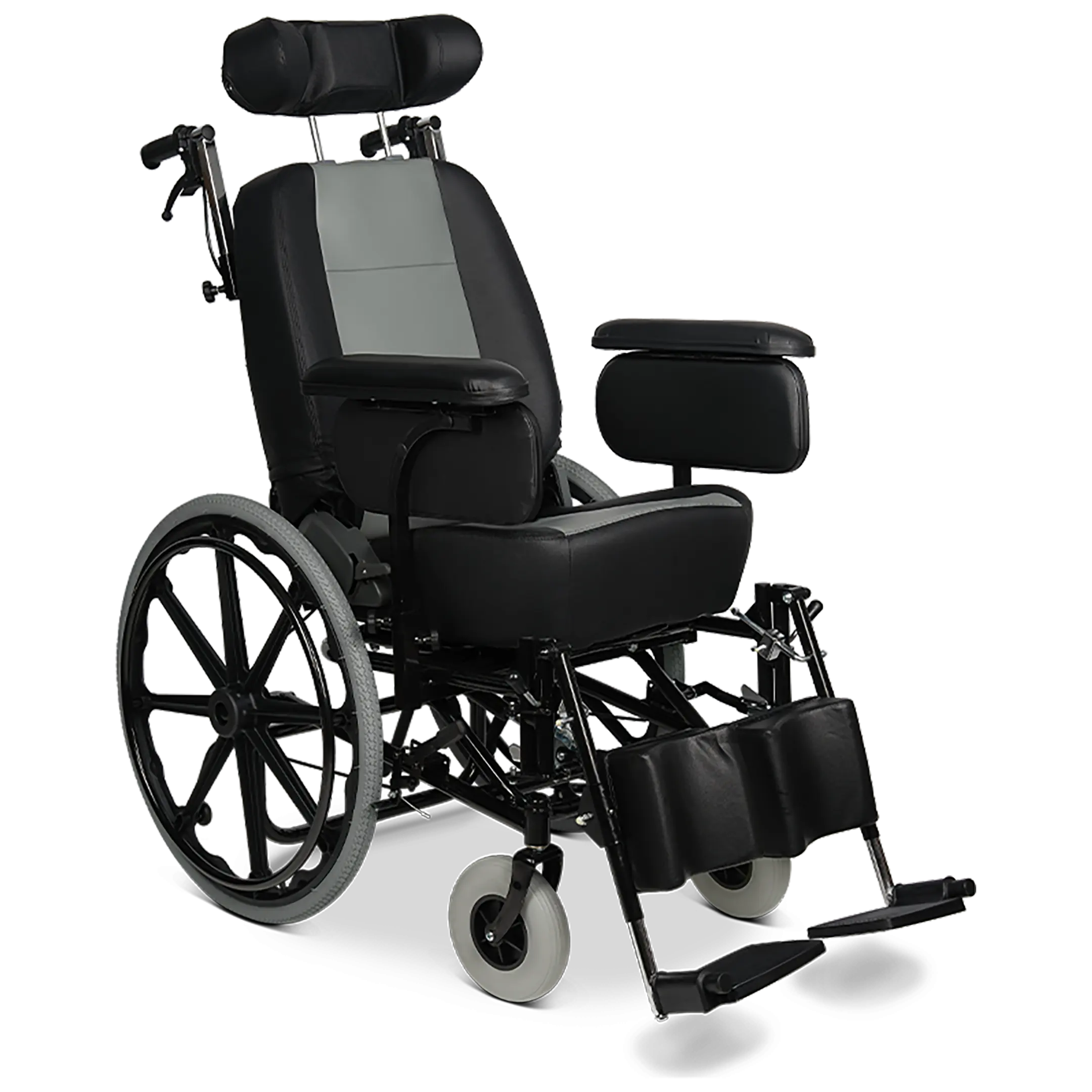 Кресло-коляска FS 204 BJQ (480 мм, пневма/литые)